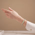 Vergoldetes Mint | Traumlandschaft Opal Kaskadenarmband